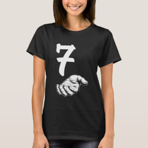 Camiseta Número 7 Coincidente 67 Meme Disfraz de Halloween