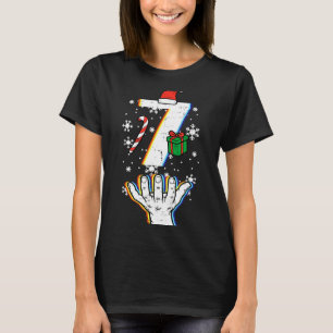 Camiseta Número 7 Coincidente 67 Meme Navidad 6 7 Xmas Homb