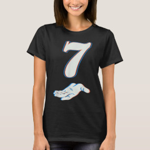 Camiseta Número 7 coincidente 67 Seis Siete Meme Pareja Hal
