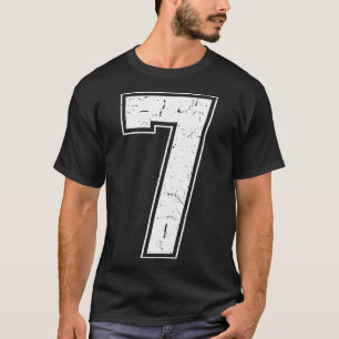 Camiseta Número 7 Disfraz Coincidente 67 Meme Disfraz Angus
