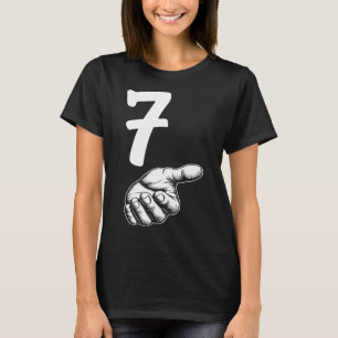 Camiseta Número 7 Duo coincidente 67 Meme Gen Alpha jerga H