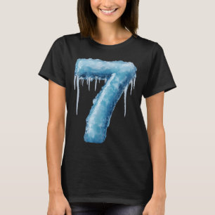 Camiseta Número 7 Fuego Hielo Número Seis Siete Meme 67 Alf