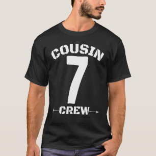 Camiseta Número 7 Grupo Familiar Paralelo de la Tripulación