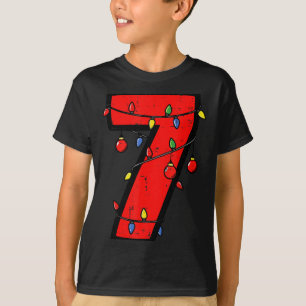 Camiseta Número 7 Navidad 6 7 Coincidencia 67 Meme Hombres 