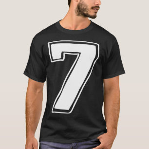 Camiseta Número 7 Seis Siete 6 7 Meme 67 Divertido Cumpleañ
