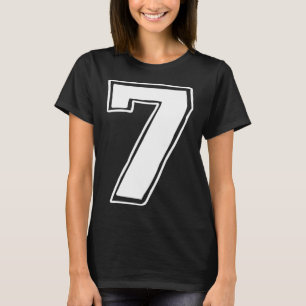 Camiseta Número 7 Seis Siete 6 7 Meme 67 Divertido Cumpleañ