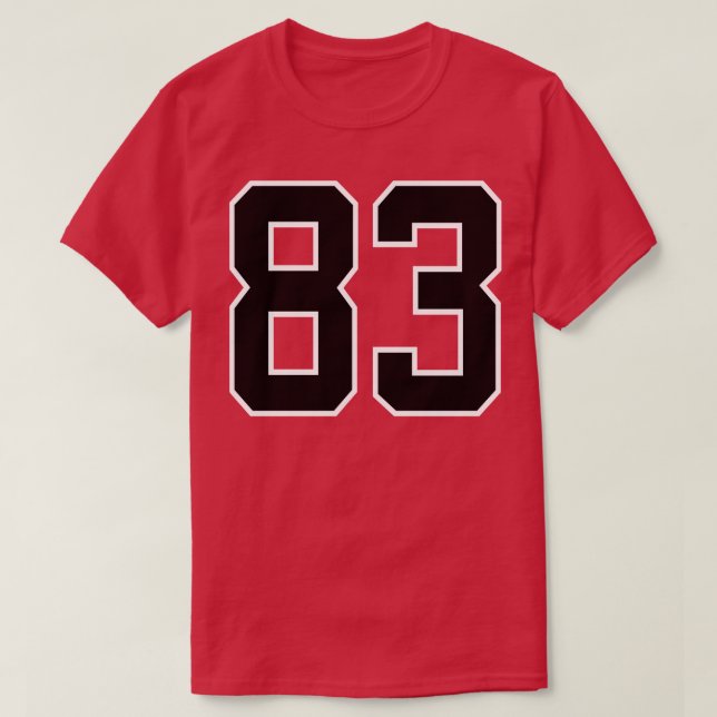 Camiseta Número 81 (Diseño del anverso)