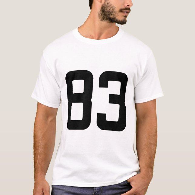 CAMISETA NÚMERO 83 (Anverso)