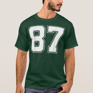 Camiseta Número 87 - Mejor Colegio Clásico Americano Varsit