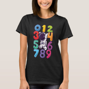Camiseta Número Aprendizaje de disfraces de calculadora día