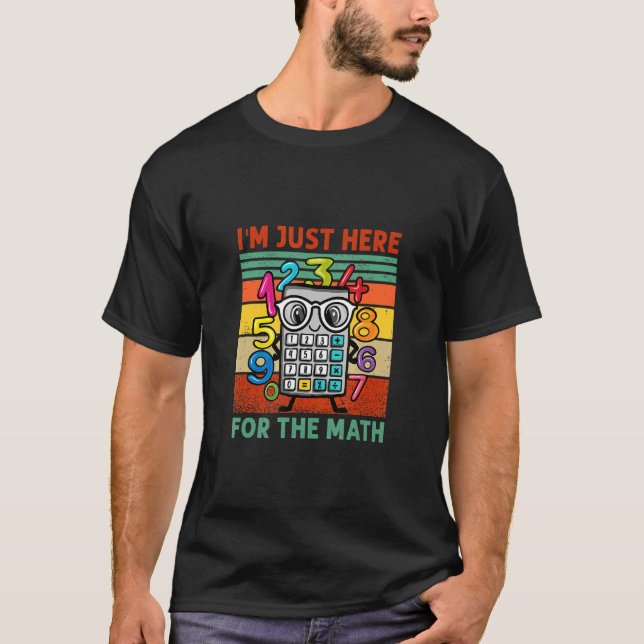 Camiseta Número Aprendizaje de disfraces de calculadora día (Anverso)