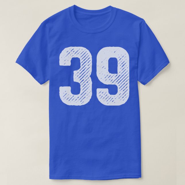 Camiseta Número bruto 39 1 (Diseño del anverso)