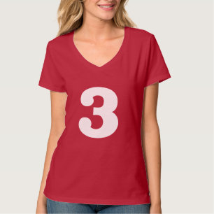 Camiseta Número con clase 3