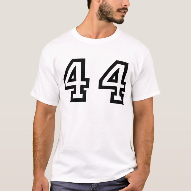 Camiseta Número cuarenta y cuatro (Anverso)