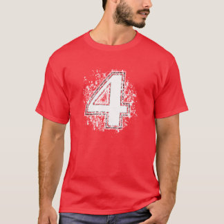 Camiseta Número cuatro