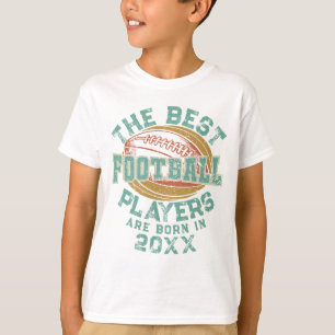 Camiseta Número de año de nacimiento del fútbol personaliza