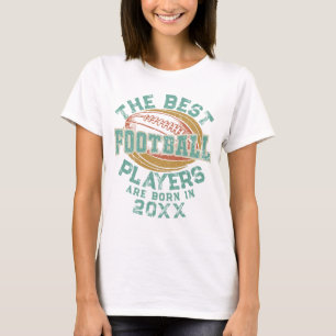 Camiseta Número de año de nacimiento del fútbol personaliza