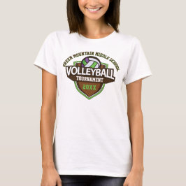 Camiseta Número de año del Torneo de Voleibol personalizado