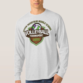Camiseta Número de año del Torneo de Voleibol personalizado