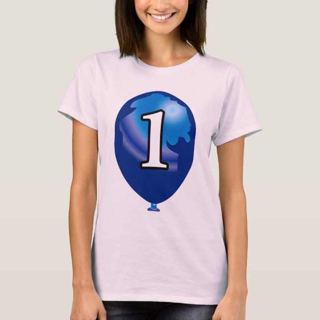 Camiseta Número de balón 1 (Anverso)
