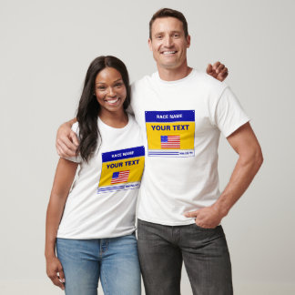Camiseta Número de bib del personalizado