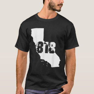 Camiseta Número de código de área 818 Strong Los Angeles Ca