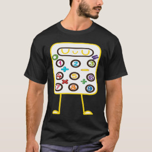 Camiseta número de días matemáticos números de disfraces de