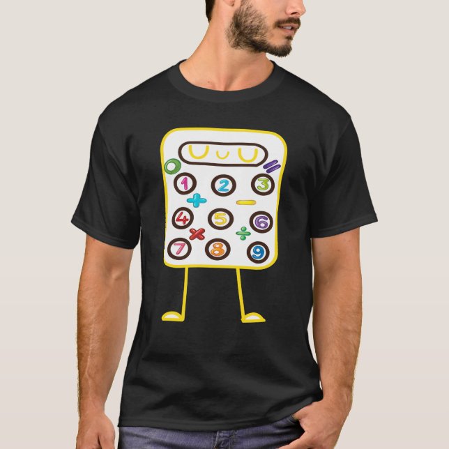 Camiseta número de días matemáticos números de disfraces de (Anverso)