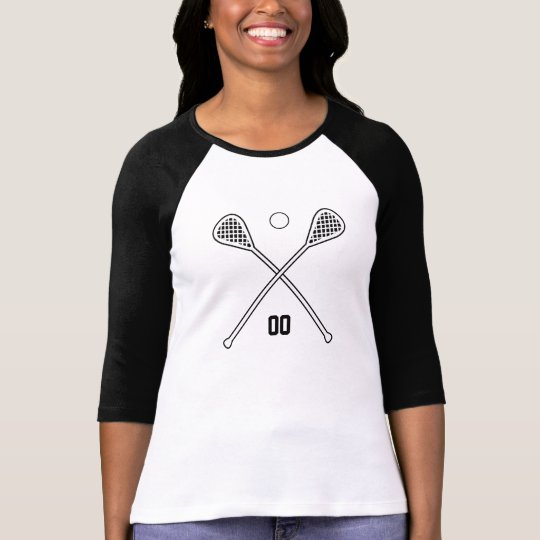 Camiseta Número de encargo del equipo de LaCrosse