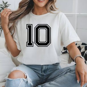 Camiseta Número de juego de fútbol universitario personaliz