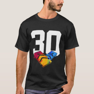 CAMISETA NÚMERO DE JUEGO DE SACK 30 AÑOS CORNHOLE 30 CUMPLE