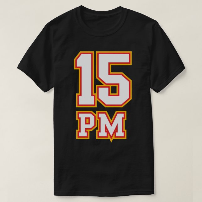 Camiseta Número de jugador de 15 PM (Diseño del anverso)
