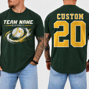 Camiseta Número de jugador de béisbol personalizado 