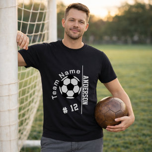 Camiseta Número de Jugador Personalizado del Equipo de Fútb