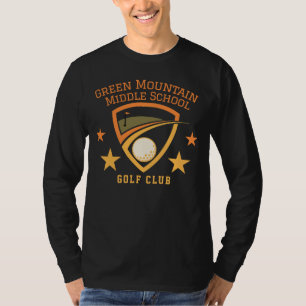 Camiseta Número de la Liga del Club de Golf de la Escuela p