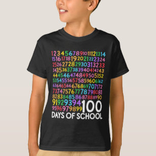 Camiseta Número De Matemáticas De 100 Días En El Día De La 