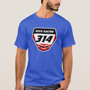 Camiseta Número de matrícula conocido de encargo: Rojo -