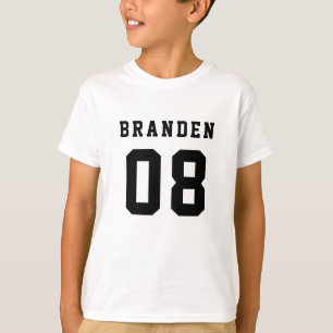 Camiseta Número de niños TShirt