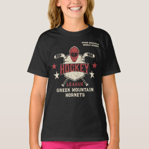 Camiseta Número de nombre de la Liga de Clubes de Hockey so