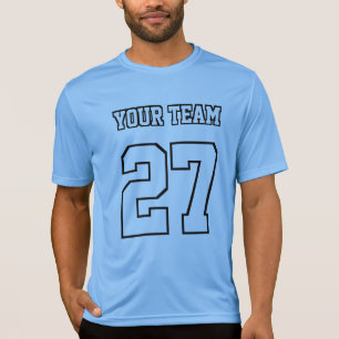 Camiseta Número de nombre del equipo de béisbol Tipografía