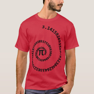 Camiseta Número de Pi 314 comillas matemáticas de efecto es