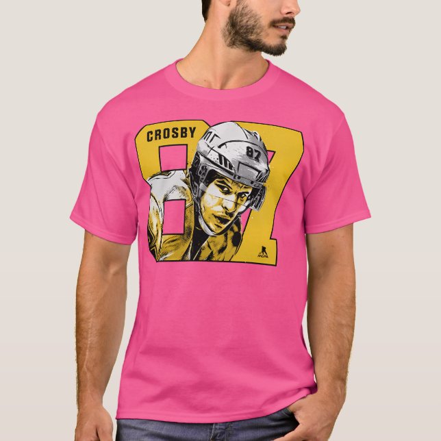 Camiseta Número de Sidney Crosby Pittsburgh (Anverso)