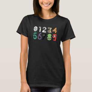 Camiseta Número de villano Disfraz de chicos 0-9 Coincident