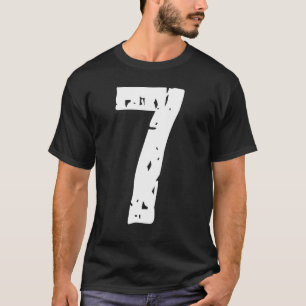 Camiseta Número deportivo 7