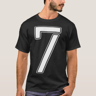 Camiseta Número deportivo 7 Disfraces Cumpleaños Varsity De