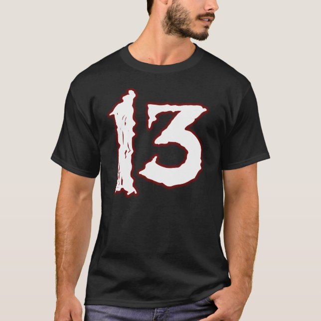 CAMISETA ¡NÚMERO DESAFORTUNADO 13! (Anverso)
