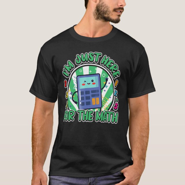 Camiseta Número Día de la Matemática Niños Cálculo de matem (Anverso)
