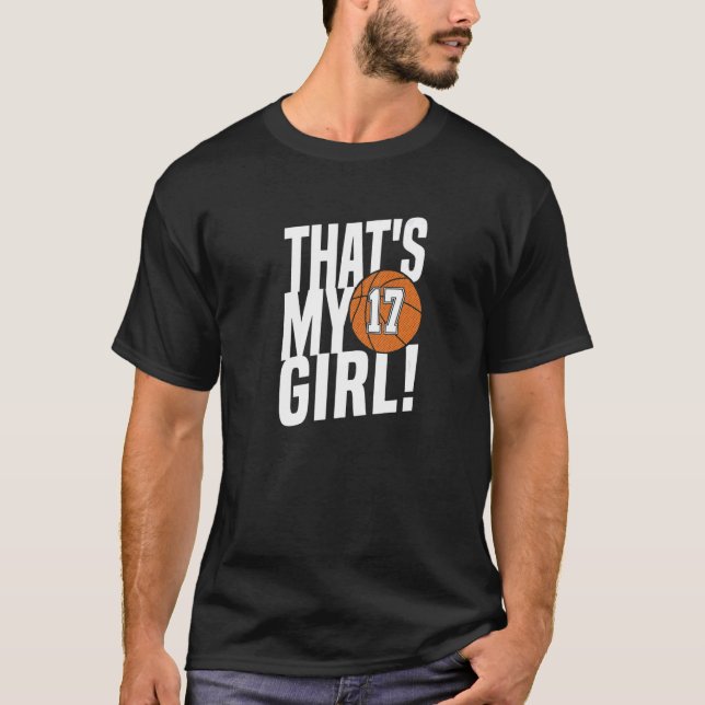 Camiseta Número diecisiete: Mi Chica 17. (Anverso)