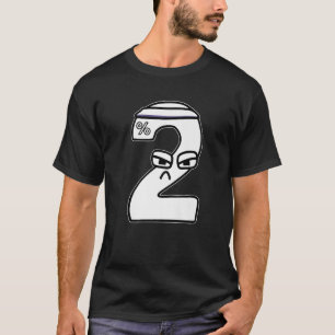 Camiseta Número dos de Villain Strong número dos con número