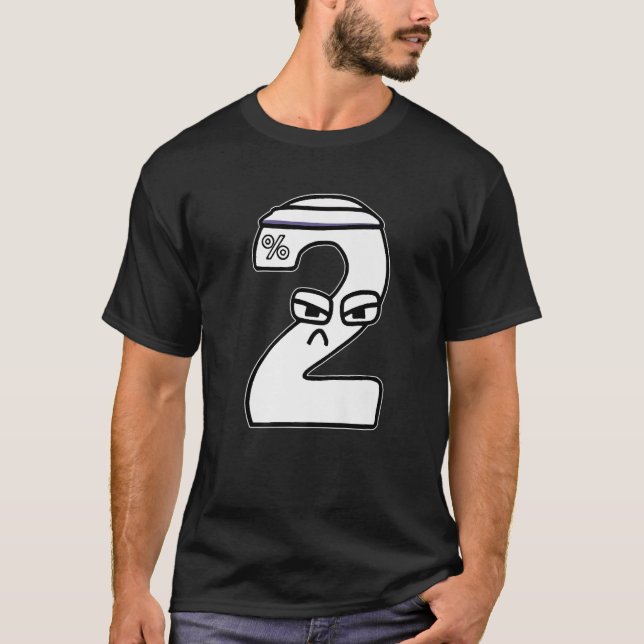 Camiseta Número dos de Villain Strong número dos con número (Anverso)